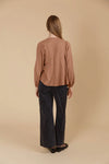 Venus Blouse in Toffee