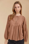 Venus Blouse in Toffee