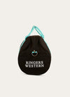 Ringers Western Gundagai Duffle Bag in Black / Turquoise