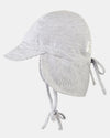 Toshi - Flap Cap Baby Sunhat in Dove