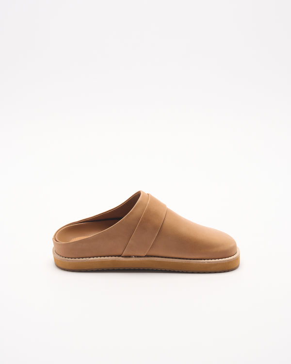 Walnut Melbourne - Palmer Leather Mule in Tan