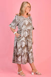 Ladies Paradise Dress in Palm Mocha