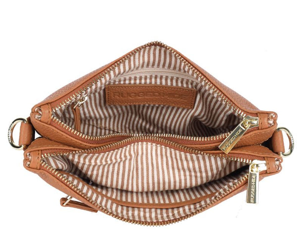 The Springwood Crossbody Bag in Tan