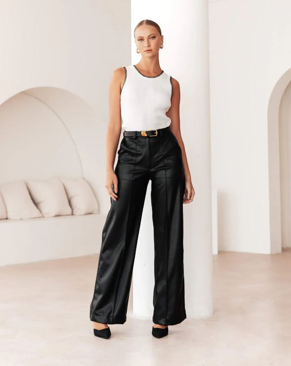 Whip Stitch Detail Tank Top