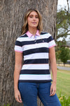 Women's Gloria Multi Stripe Polo