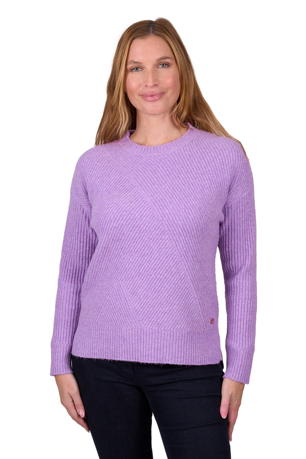 Womens Sofia Jumper in Lilac Marle