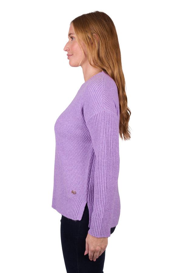 Womens Sofia Jumper in Lilac Marle