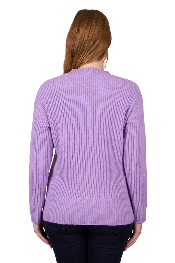 Womens Sofia Jumper in Lilac Marle