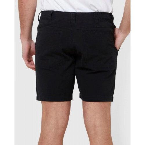 SHORT OLIVER WORK  These casual mens shorts are an easy to style classic. Cut from a mid-weight cotton twill, they are durable without being constrictive. The waistband has an internal draw cord to help achieve a perfect fit. Details include workwear inspired pockets and tonal embroidering on back waistband. Finished with a heavy wash for a softer feel. Keep it casual with a tee or add our Mary Grace Resort Shirt for a chilled but put-together look, Available at My Harley and Rose