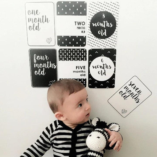 Vanda Baby - Monochrome Baby Milestone Cards - Folk Road