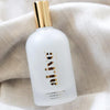Al.ive Body. Spray your Sweet Dewberry & Clove Luxury Room Spray into the centre of the room, to scent your home with the heady aroma of tropical fruit and warm spice.