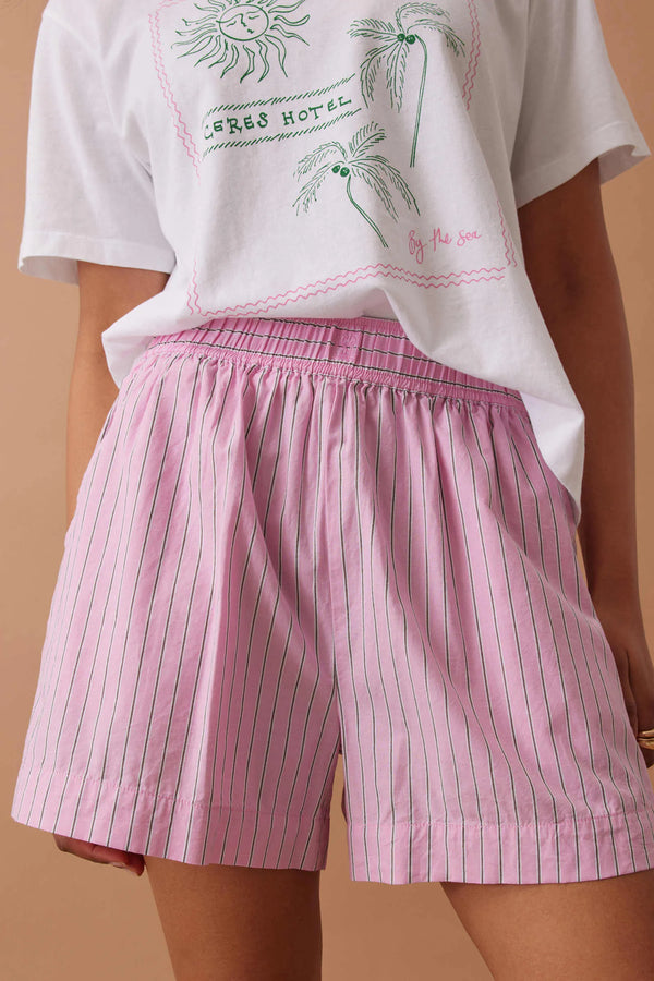 Women's Mila Shorts in Hibiscus Pink