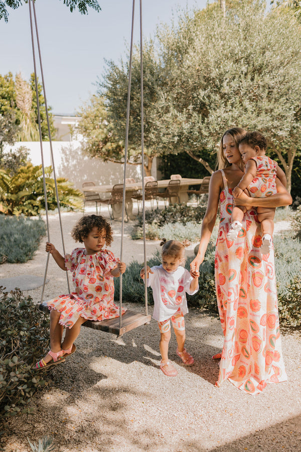 Girls Alexa Dress in Frutas Frescas