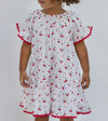 Girls Alexa Dress in Cherry
