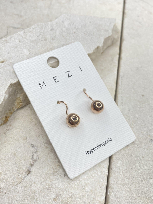 Drop Ball Earring - Rose Gold - Folk Road