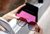 FOX AND LEO - Glasses Case in Hot Pink