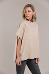 eb&ive Masa Knit Poncho in Ecru