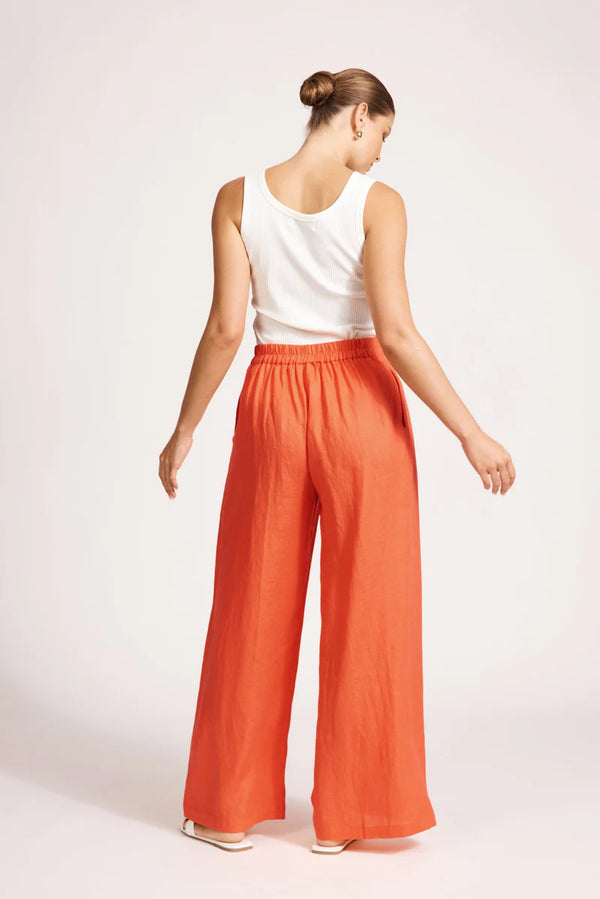 Women's Miramar Palazzo Pants in Coral