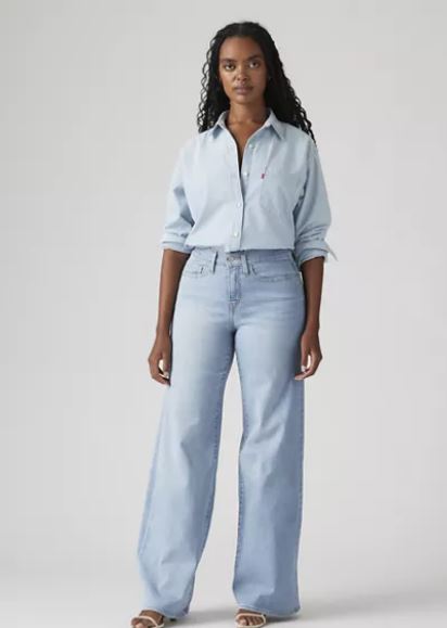 Women's Levi's® 318 shaping wide-leg jeans in Tall Glass of Water