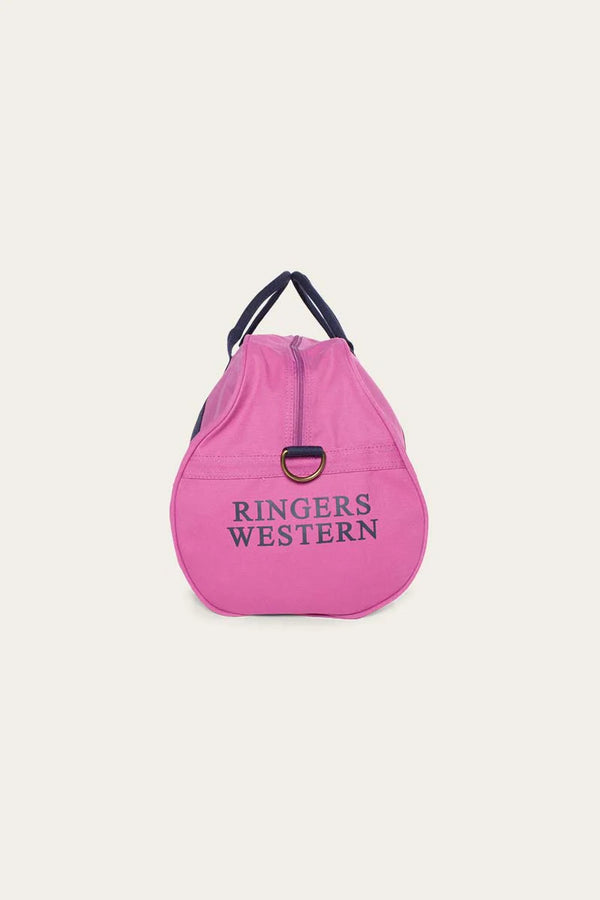 Gundagai Duffle Bag - Orchid with Dark Navy Print