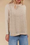 Luna Knit Vest in Canvas