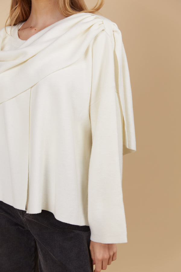 Selene Cape in Ivory