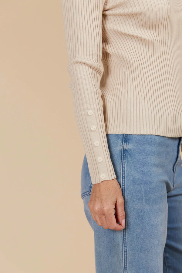 Isle of Mine Juno Knit Top in Canvas