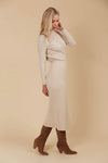 Isle of Mine Juno Knit Skirt in Canvas