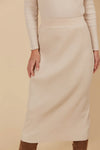 Isle of Mine Juno Knit Skirt in Canvas
