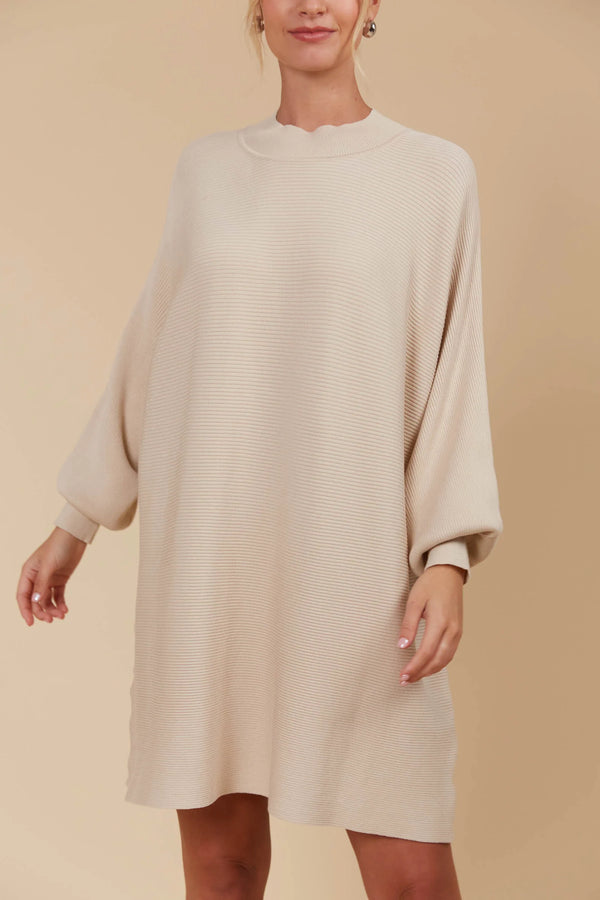 Juno Relaxed Jumper in Canvas
