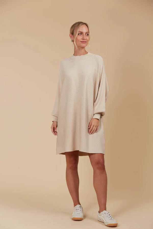 Juno Relaxed Jumper in Canvas