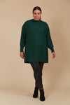 Juno Relaxed Jumper in Pine