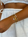 Zafino Tile Bracelet in Gold