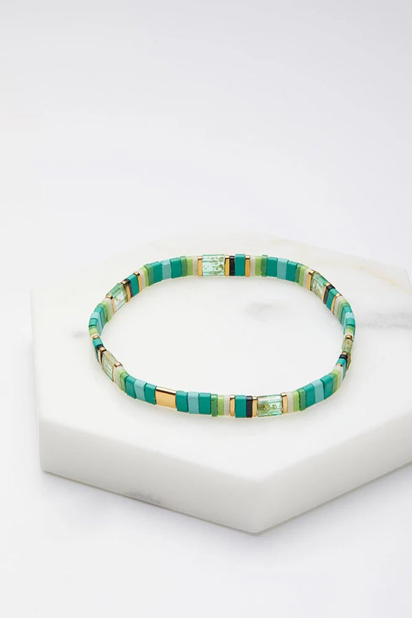 Zafino Tile Bracelet in Jade