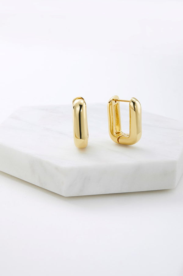 Zafino Eden Hoop in Gold