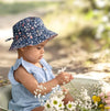 Kids Sunhat - Acacia in Midnight