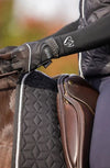 Ladies BARE Equestrian Active Rider Mesh Gloves in Black
