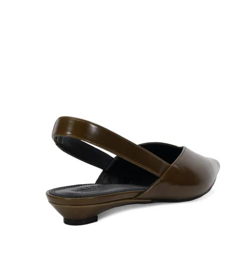 Ladies Flat Shoe Taylor in Khaki