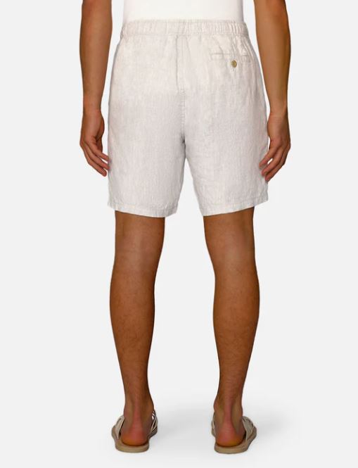Industrie Agora 2 Linen Shorts in Wheat
