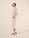Gingerlilly Sleepwear - Alison Sporty Lounge Set in Beige