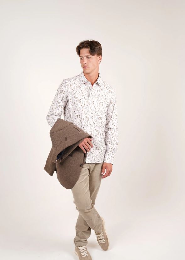Men's Aspen Long Sleeve Shirt in Moss