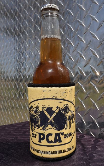Pig Chasing Australia Aussie Icon Stubby Cooler