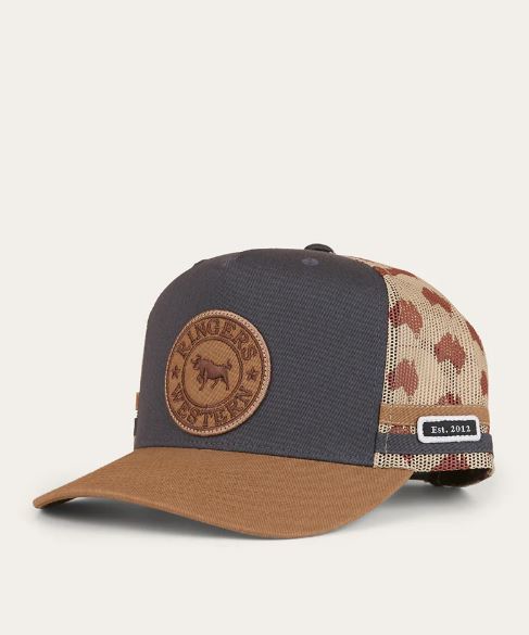 Men's Aussie Rules Deep Fit Trucker Cap in Charcoal Clay