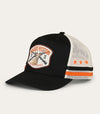 Mens Big Buck Deep Fit Trucker Cap in Black by Ringers Western