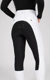 BARE Sculpt Hybrid Riding Breeches - White/Black Seat