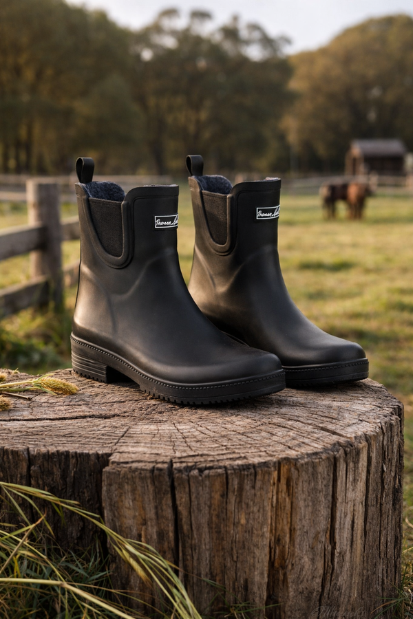 Ladies Thomas Cook Wynyard Gumboot in Black