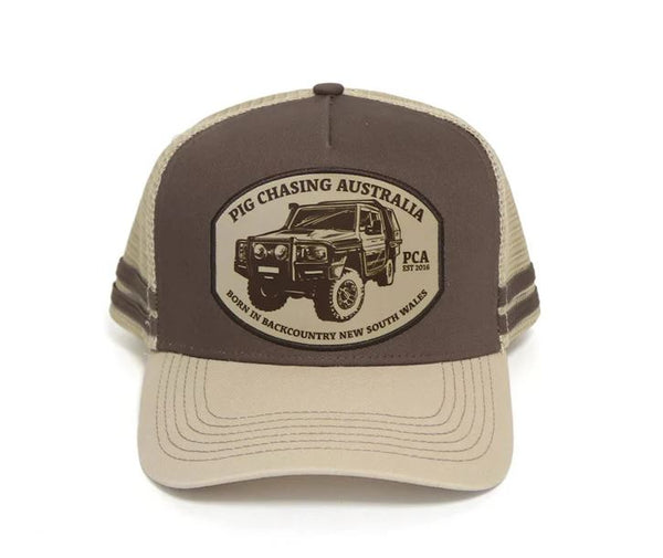 Pig Chasing Australia - Born in the Backcountry Trucker Cap