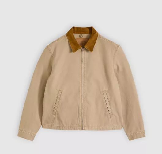 Levi's® men's castro full zip in Tigers Eye