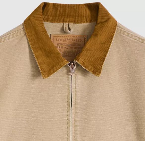 Levi's® men's castro full zip in Tigers Eye