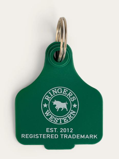 Ringers Western Cattle Tag in Lake Green